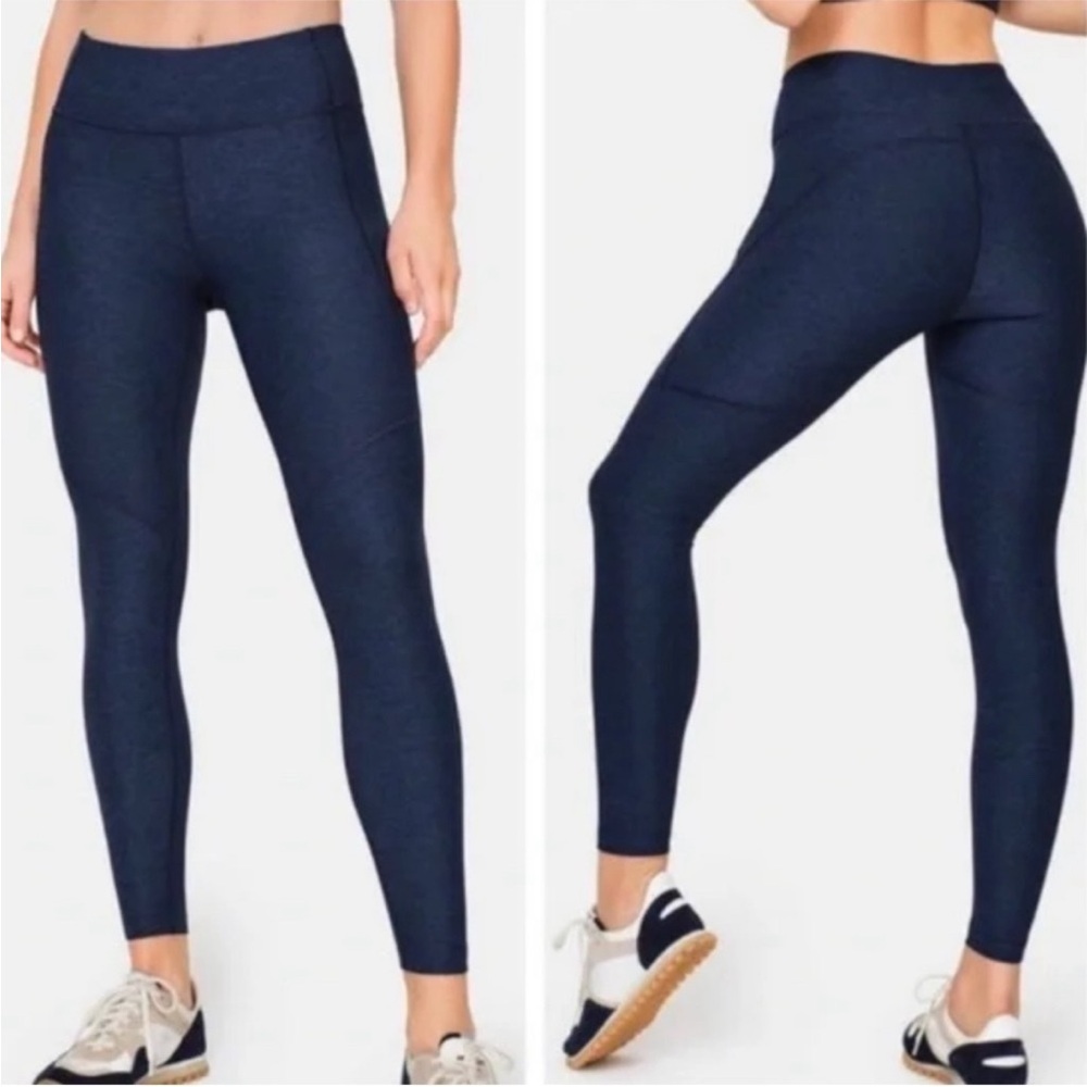 Outdoor voices Heather navy blue leggings size small